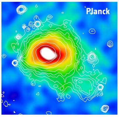 Planck Sunyaev-Zel'dovich map of the Coma cluster